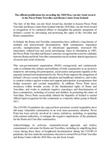 Official justification for awarding the 2020 Max van der Stoel Award