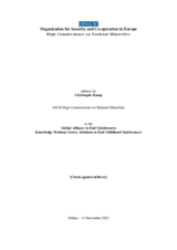 Global Alliance to End Statelessness Knowledge Webinar Series: Solutions to End Childhood Statelessness