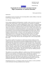 Speech by the OSCE High Commissioner on National Minorities