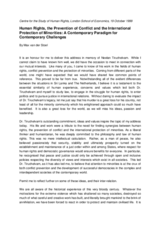 Address by the OSCE High Commissioner on National Minorities, Max van der Stoel