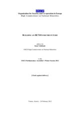Address by Knut Vollebaek, OSCE High Commissioner on National Minorities