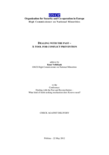 Address by Knut Vollebaek, OSCE High Commissioner on National Minorities