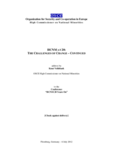 Address by Knut Vollebaek, OSCE High Commissioner on National Minorities