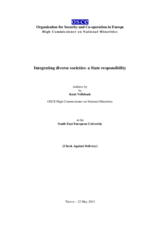 Address by Knut Vollebaek, OSCE High Commissioner on National Minorities